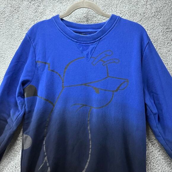 Slowbucks Men's‎ Medium Blue Crewneck Sweatshirt Die Dipped Hip Hop - Picture 3 of 11